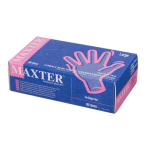 Maxter Handschoenen nitrile Maat L poedervrij